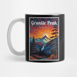 Granite Peak Wisconsin usa ski Mug